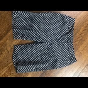 Talbots Black Bermuda’s, size 4, NWOT